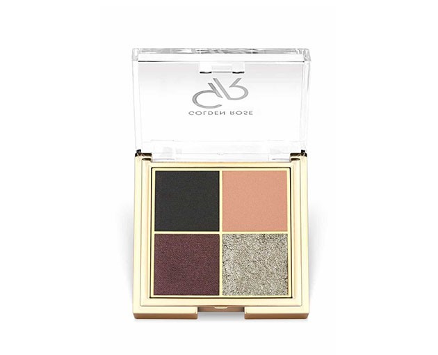 Golden Rose QUATTRO EYESHADOW PALETTE MIDNIGHT KISS 01 